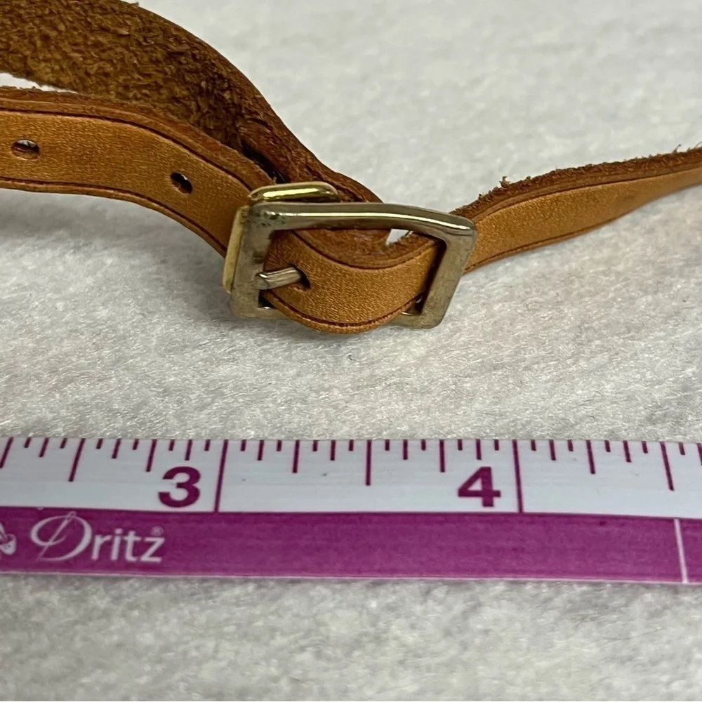 LOUIS VUITTON Luggage Tag Japan 30th Anniversary Hot Stamp Vachetta Leather